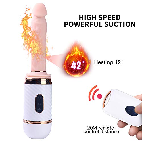 Preisvergleich Produktbild Stoßdildo-automatische Sex-Maschinen-pumpendes Gewehr-tragbare drahtlose Fernsteuerungsverziehbare Penis-Zerhacker-Sex-Spielwaren