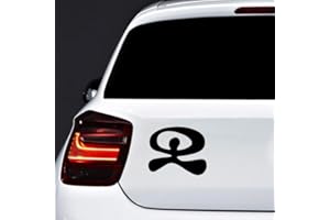 TUSPERSONALIZABLES Pegatina para coche, vinilo de corte, adhesivo de el INDALO 12x10cm 2 UNIDADES (Negro)