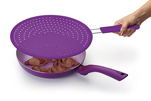 Colourworks Silikon-Spritzschutz, 28 cm – Violett - 2