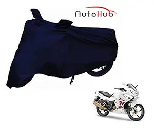 Auto Hub Waterproof Bike Body Cover Compatible with Hero Karizma ZMR -(Fabric:-Polyester, Color:-NavyBlue)