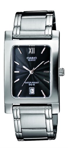 Casio Herren-Armbanduhr Analog Quarz Edelstahl BEM-100D-1AVEF Casio Herren-Armbanduhr Analog Quarz Edelstahl BEM-100D-1AVEF