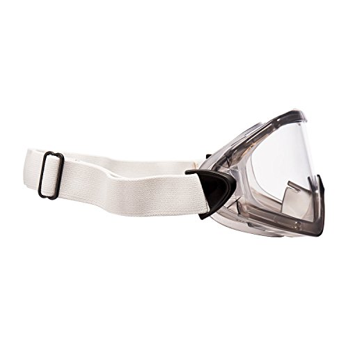 3M 2890S Vollsichtbrille, 2890er Serie, AS, AF, UV, PC, ohne Belüftungsschlitze (gasdicht), Klar - 3