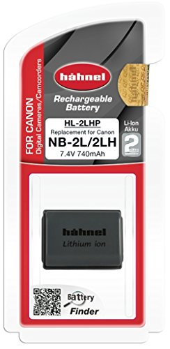 Hahnel Batterie Li-Ion Equivalente canon NB-2LH 7 4 V 740 mAh