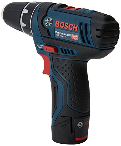 Bosch Professional GSR 12V-15 Akku-Bohrschrauber (mit 39-teilig Zubehör-Set, 1x Akku 2, 0 Ah, 1x Akku 4, 0 Ah, Ladegerät in Tasche, 12V) 0615990G6L - 2