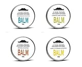 2 The Nines Premium Beard Balm 4 x 30ml Gift Multipack Set - 4 Scents