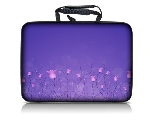 Sidorenko Designer Notebooktasche Hardcase Größe 39cm von 15" bis 15,6" Zoll
