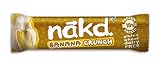 NAKD crujido de plátano (Banana Crunch) 30g Sin Gluten (Pack de 2)