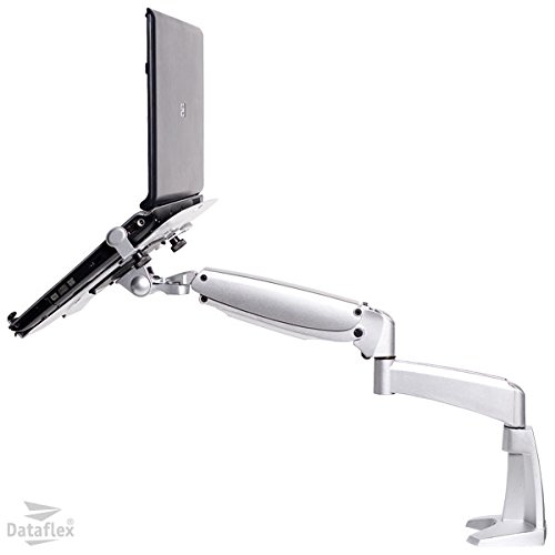 Dataflex 632 ViewMaster M6 Notebook-Arm (Tragkraft max. 10kg, bis 39,1 cm (15,4 Zoll) Bildschirmdiagonale, max. Klemmkapazität: 55mm) silber - 2