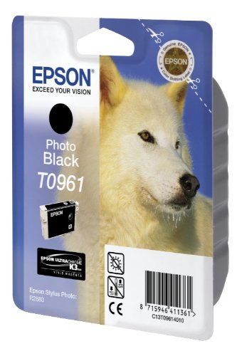 Epson T0961 Tintenpatrone Husky, Singlepack Foto schwarz - 2