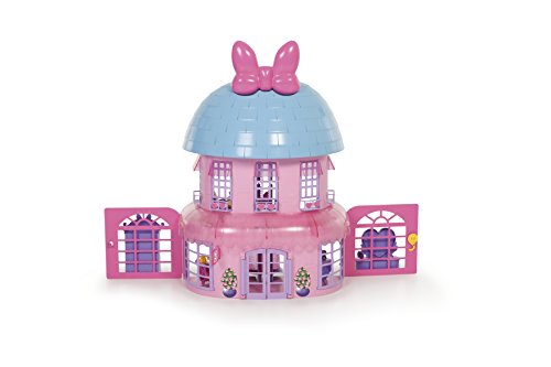 41Eo88B8yYL Disney La Maison avec 2 figurines Minnie et Daisy (6cm) et plus de 20 accessoires; Jouet pour enfants à partir de 3 an