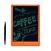 Produktbild Crysle Durable 10.5 Zoll Handschriftsbrett LCD-Schreiben Tablette Zeichnung Boards Umgeschriebene Pad Carry Leicht Eingebauter Knopf Batterie (orange)