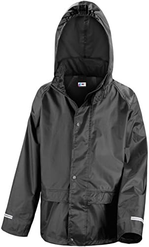 Rainsuit ShopKids Waterproof Rain Jacket In Black, Pink, Red or Royal Blue Childs Childrens Boys Girls
