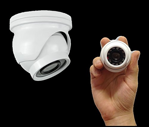 MINI TELECAMERA DOME AHD VIDEOSORVEGLIANZA FULL HD 1080P 3.6MM 12LED VIDEO 1.3MP