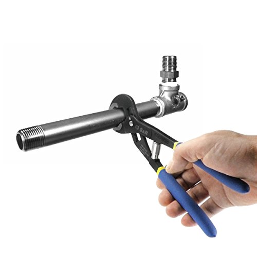 S&R Automatische Wasserpumpenzange mit patentiertem Schnellspannmechanismus 240x35mm, CR-V, doppelt ummantelte Griffe - 7