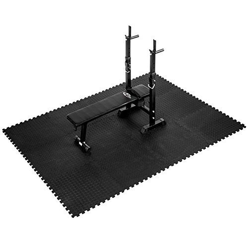 TecTake 12 x Bodenschutz Matte Schutzmatten Set Fitness Unterlegmatte EVA-Schaum | Maße pro Matte: ca. 63×63 cm - 4
