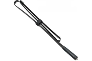 TREADALT-TEC Antenne radio double bande VHF UHF 136-520 MHz 108 cm pliable CS tactique SMA femelle pour Kenwood Wouxun Baofeng BF-F8HP UV-5R UV-82 BF-888S GT-3 Radio Walkie-walkie portable