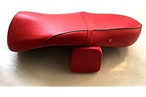 CASABIKE Sitz Sitzbank mit Rückenlehne rot Retro Roller Benzhou Znen Yiying Yiben NOVA