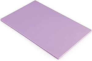 Hygiplas GL295 Plancheà découper en polyéthylène basse densité Violet 450 x 300 x 12 mm
