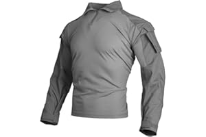 EMERSONGEAR Männer Taktik-Hemd, Gen3 Airsoft Kampfarmee Paintball Schnelltrocknender Langärmliger BDU-T-Shirt-Oberteil