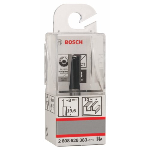 Bosch Zubehör 2 608 628 383 Nutfräser 8 mm, D1 10 mm, L 20 mm, G 51 mm - 3