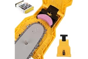 ILESTDG Affût’PRO – Universe Affûteur De Tronçonneuse Portable,Chaine Tronçonneuse Professionnel Avec 1 Pièce À Aiguiser, Outil De Précision Pour Bûcherons