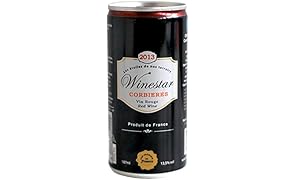 Winestar Vin rouge Corbières AOC - un carton 24 canettes x 187 ml