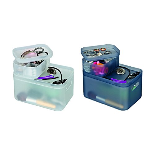WENKO 21000100 Organizer Ice Cube S Weiß – 6 Kammern, stapelbar, Kunststoff – Polypropylen, 15.5 x 7 x 11.5 cm, Weiß - 7