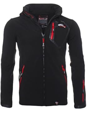 Geographical Norway Tsunami Herren Softshelljacke Outdoor Jacke wasserfest