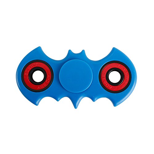 BESTOOL Bat Finger Fidget Spinner Toy Stress Reducer Metal Bearing- Perfect for ADD, ADHD, Anxiety, and Autism Adult Children (Blue)