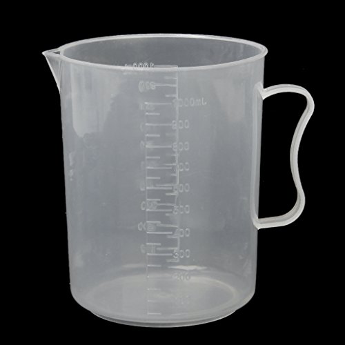3 Stk. 250ml 500ml 1000ml Messkanne Transparente Plastikmessbecher Messbecher mit Griff - 3