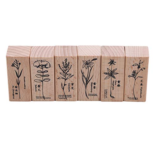 Preisvergleich Produktbild Inseet Handgemalte Grass Serie Seal Plant Seal Hochzeitseinladungen Geschenkkarten Siegelstempel