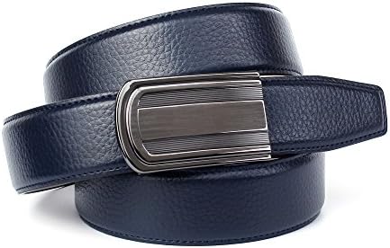 Anthoni Crown Men’s A2CT80 Belt, Blau (Blau 010), M
