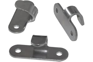 FKANHÄNGERTEILE 50 x crochet de trou bâche crochets galvanisé - crédits crochet 2 trous