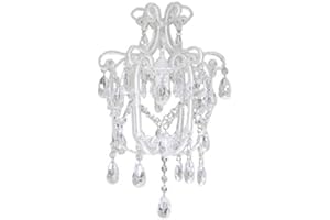 ‎GRAFELSTEIN Grafelstein – Kleiner Kristallüster Kronleuchter für Wohnzimmer und Schlafzimmer – Deckenleuchte mit Perlenverzierung für Vintage Ambiente im Esszimmer – mit individuell anpassbarer Kette