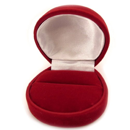 Les Trésors De Lily L1085 - Ecrin Bague Velours rouge