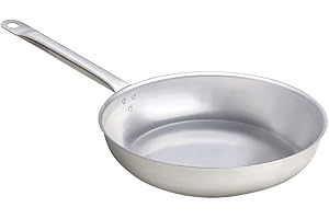 ACCADEMIA MUGNANO Padella saltapasta in alluminio uso professionale da cucina ristorante, 30 cm