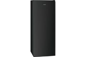 Bomann® Gefrierschrank Nofrost freistehender Tiefkühlschrank 161 L | Total No Frost - nie wieder abtauen - Schnellgefrierfunktion u. MultiAirflow-System | Türanschlag wechselbar | GS 7343 dark inox