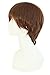 MapofBeauty Fashion Men's Short Straight Wig (Light Brown)