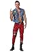Produktbild Mens 80's Rocker Fancy Dress Costume Large