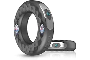 GLOWDOLLS Hómbre Plastico Para Anillo péné Masculino Silicona Anillo Larger Vîbrâtório Anillo los Silicona Orgánico Ajustable Camiseta CọckRịng Incrementar Masculino Tecnología -c30