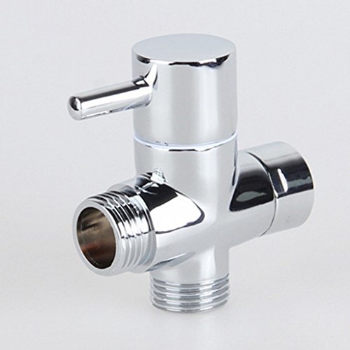 MagiDeal 3/4“ T-adapter 3 Wege Dusche Mischer Ventil Duschekopf Umsteller Umstellventil Umschalter Umschaltventil - 5