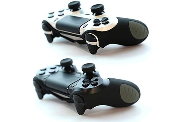 2 x PAXO PS4 Silicone Étui Noir pour contrôleur PlayStation 4 - Bundle