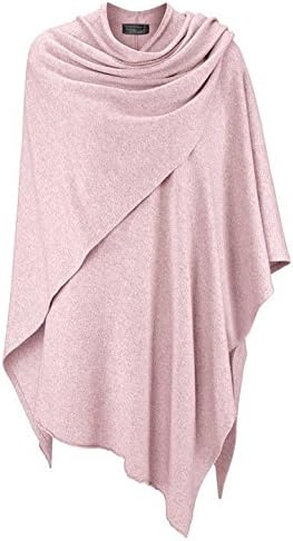 Cashmere Poncho Scarf - Women's Cape - XXL Shawl and Tunic with Sleeves - Knitted Sweater Sweatshirt - Stole for Summer and Winter - Zwillingsherz