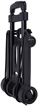 ZGL Trolley Fold Luggage Cart Portable Pull Truck Light Trolley Groceries Small Trailer Portable Trolley Home Shopping Cart Hand Car