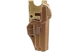 Gexgune Étui Tactique de Dissimulation Militaire, Niveau 3, Verrouillage, étui de Ceinture, Pistolet, étui de Pistolet (4 modèles, 2 Couleurs en Option)