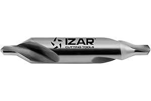 Izar 40028 Broca Centrar Doble, HSS, Blanca, 1310, DIN 333 A, 3.15 mm Diámetro Corte, 8.00 mm Mango