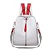 Produktbild Fuibo Rucksack Damen große kapazität computer tasche einfarbig umhängetasche Tagesrucksack Schultertasche Reiserucksack Backpack Rucksacktasche Sporttasche (Weiß)