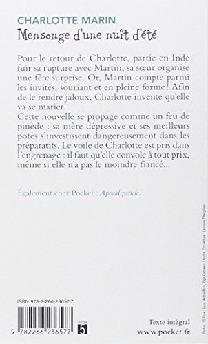 Book's Cover of Mensonge d'une nuit d'été