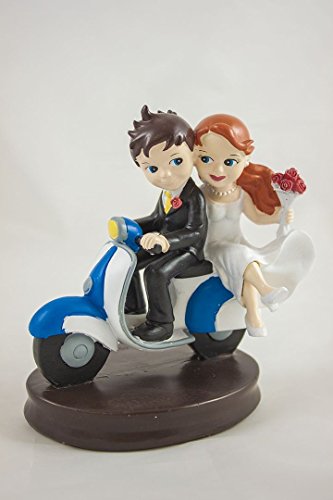 Preisvergleich Produktbild Brautpaar mit Vespa