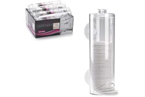 PLASTIC FORTE Dispensador Discos Desmaquilla 7X7X21 CM - PLASTICFORTE - 11728.
